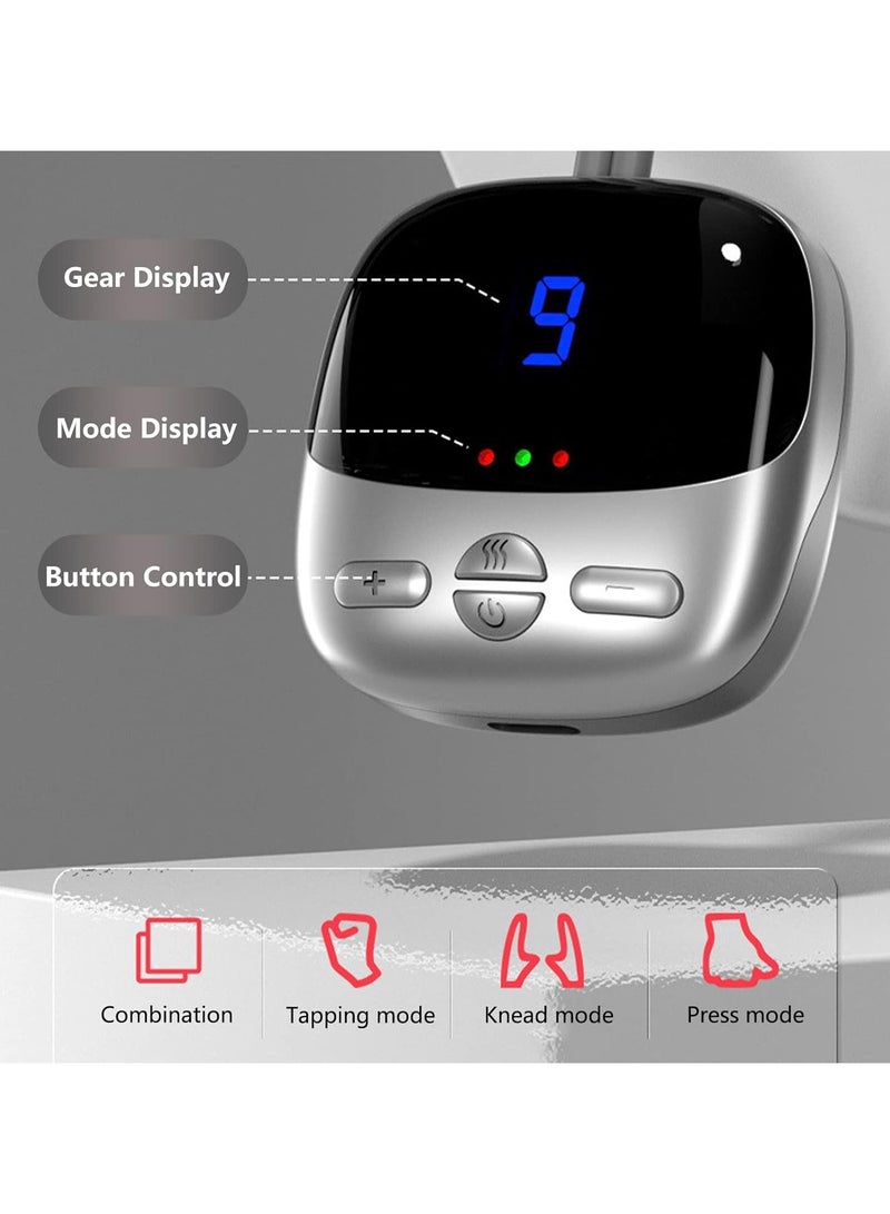 Pendant Shape Neck Massager with Heat, Portable Electric Pulse Neck and Shoulder Massager, 4 Massage Modes, 9 Levels of Intensity Adjustment，Best Gifts for Women Men - Image 3