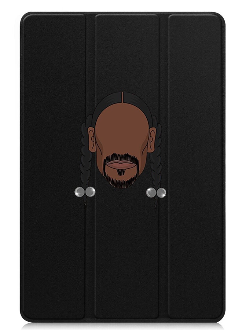 Theodor Protective Flip Case For Apple iPad Pro 13 (2024) With Trifold Stand Auto Wake Sleep Shockproof Cover snoop dog - Image 1