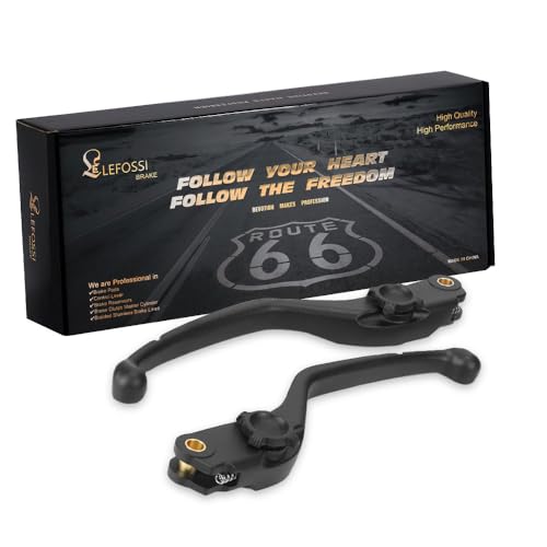 LE LEFOSSI Premium Aluminum Motorcycle Brake & Clutch Lever Compatiable with BMW R 1200 GS Adventure R 1200 RT 2014 2015 2016 2017 2018 R 1200 RS/R 1200 R 2015 2016 2017 2018 Nine T 2014-2016 Safety - Image 1
