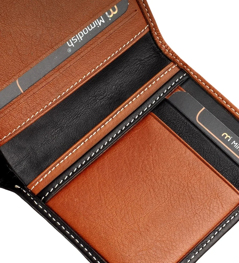 ميموديش Leather Personalized Luxury Wallet Name Pen and Keychain