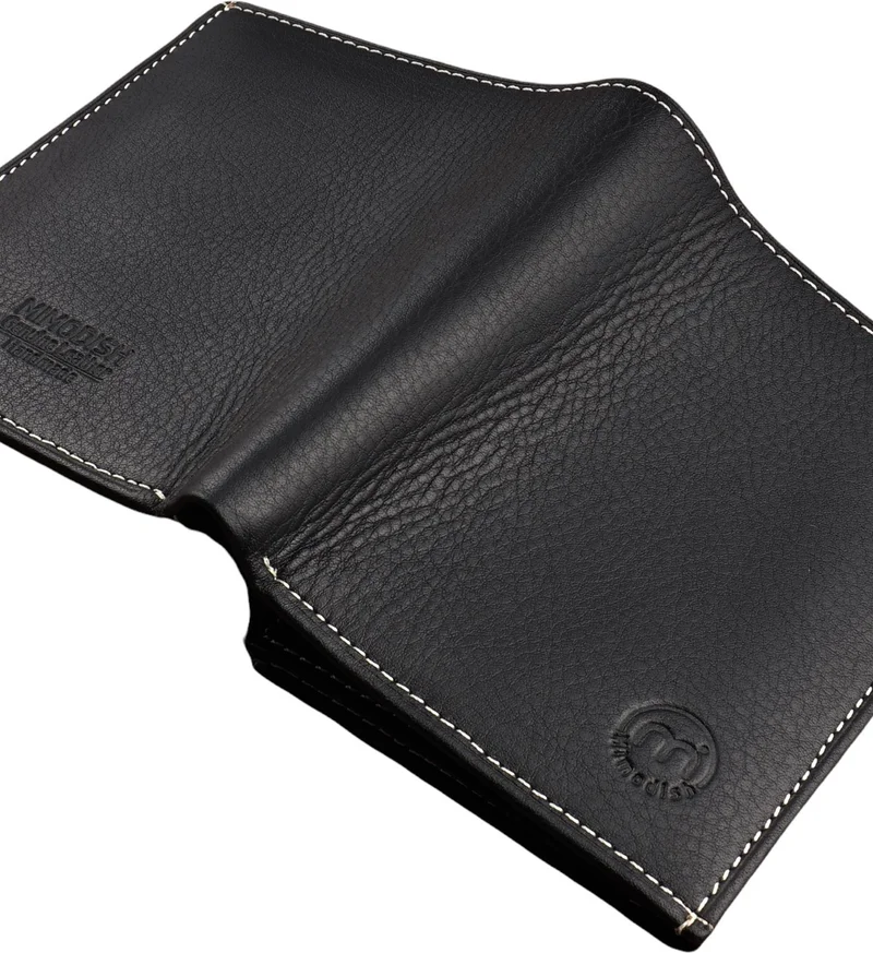 ميموديش Leather Personalized Luxury Wallet Name Pen and Keychain