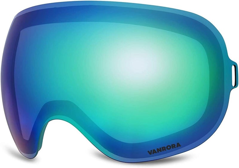 VANRORA X-Mag Ski Goggles Replacement Lens, Extra Snowboard Goggles Lens, Anti-Fog & 100% UV Protection - Image 1