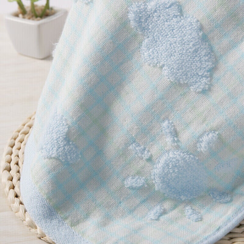 JD Jing Zao KING SHORE Class A Children's Towel, Pure Cotton 100%, Face Washcloth, Small Handkerchief for Kids, Ladies' Sports Face Towel, 1 Piece - Image 3