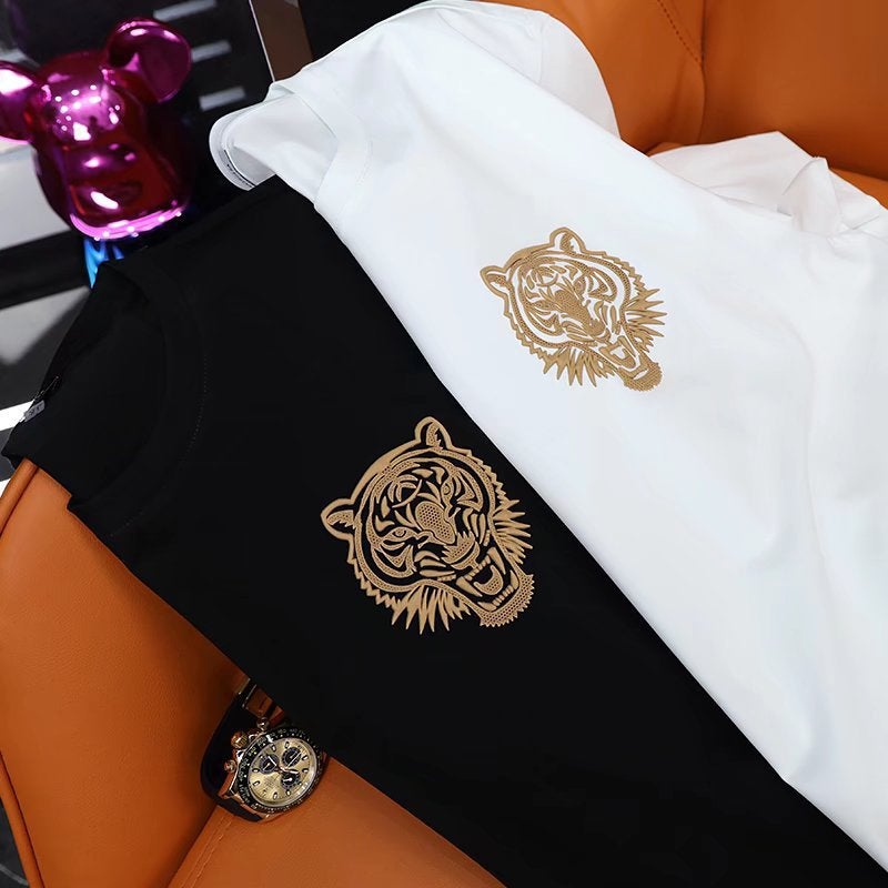 New Short Sleeve T-Shirt Men'S Summer Korean Style Trendy Simple Half Sleeve Top Hong Kong Style Loose Casual Fashion Brand T-Shirt - Image 3