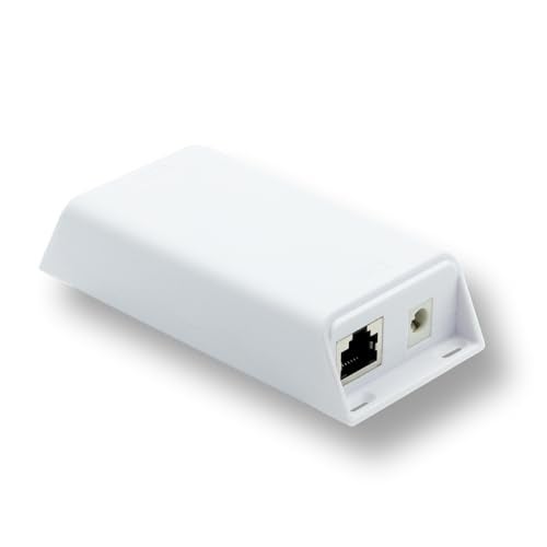 PoE Texas محول PoE Texas 48v إلى 24v - مقسم PoE مدمج مع 24 فولت 25 واط PoE أو تيار مستمر - يحول IEEE 802.3at PoE+ إلى 24V PoE سلبي أو خرج تيار مستمر 24V مع بيانات جيجابت لأجهزة Ubiquiti و Mikrotik - Image 1