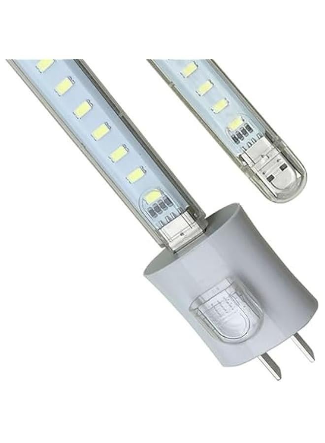 USB Light 4pcs Led Light Stick with 8 Lamp Beads for Power Bank PC Laptop Notebook, White Light USB Small Night Light Plug in  - Image 4
