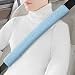 LACDL Extra Long Seatbelt Cover Super Soft Furry for Adults Kids Women Men Thick Plush Full Car Seat Belt Strap Cushion Fluffy Shoulder Pad Protector Auto Interior Accessories 1pc Blue 155in - Image 2