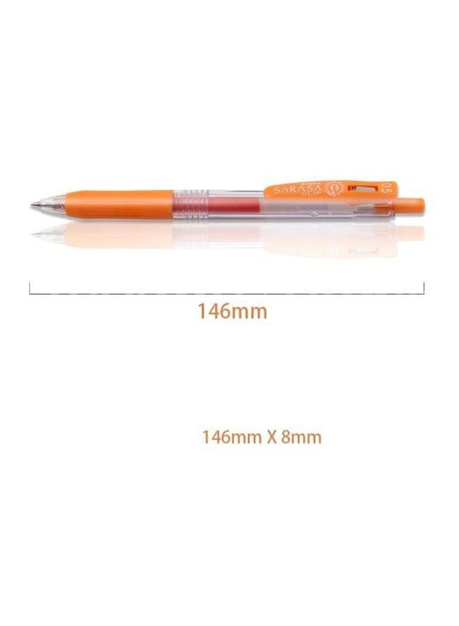 ZEBRA 2 sets of 5 Sarasa Push Clip Gel Ink Pens. The set consists of 5 colors, 0.5 mm. - Image 3