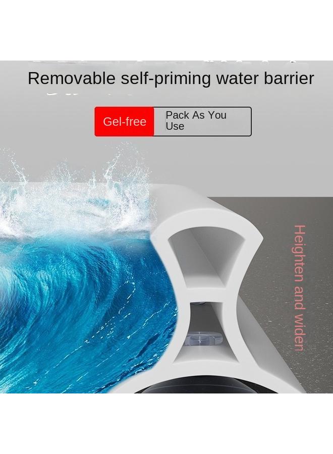 Bluejw Bathroom Sucker Water Barrier Removable Shower Room Toilet Bendable Waterproof Barrier Water Glues Free - Image 2