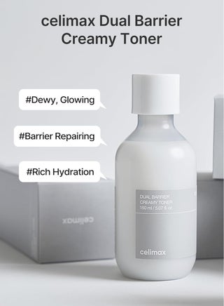 Dual Barrier Creamy Toner | with Ceramides, Oil & Alcohol Free, Facial Astringent, Hydrating, Calming, Soothing, Non Irritating, Dry Sensitive Oily Combination Skin,150ml - view 3