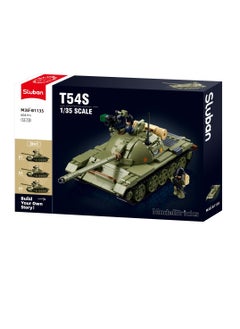 Sluban Sluban - Model Bricks Medium Tank (MBT) 3 In 1 T54S 1/35 604 Pieces - M38-B1135  - Image 1