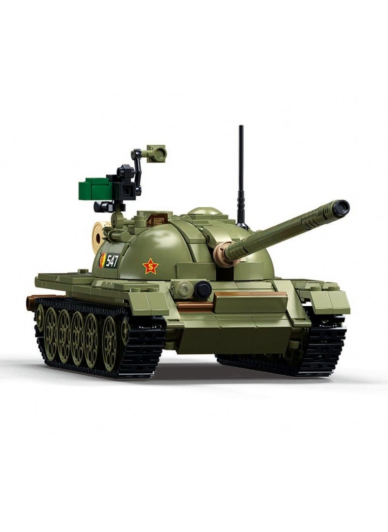Sluban Sluban - Model Bricks Medium Tank (MBT) 3 In 1 T54S 1/35 604 Pieces - M38-B1135  - Image 3