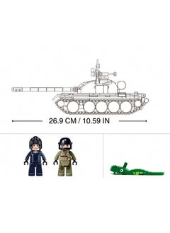 Sluban Sluban - Model Bricks Medium Tank (MBT) 3 In 1 T54S 1/35 604 Pieces - M38-B1135  - Image 5