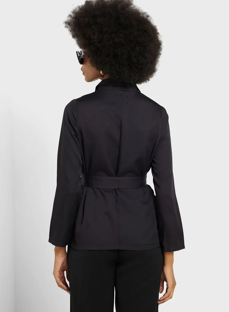 ELLA Belted Blazer