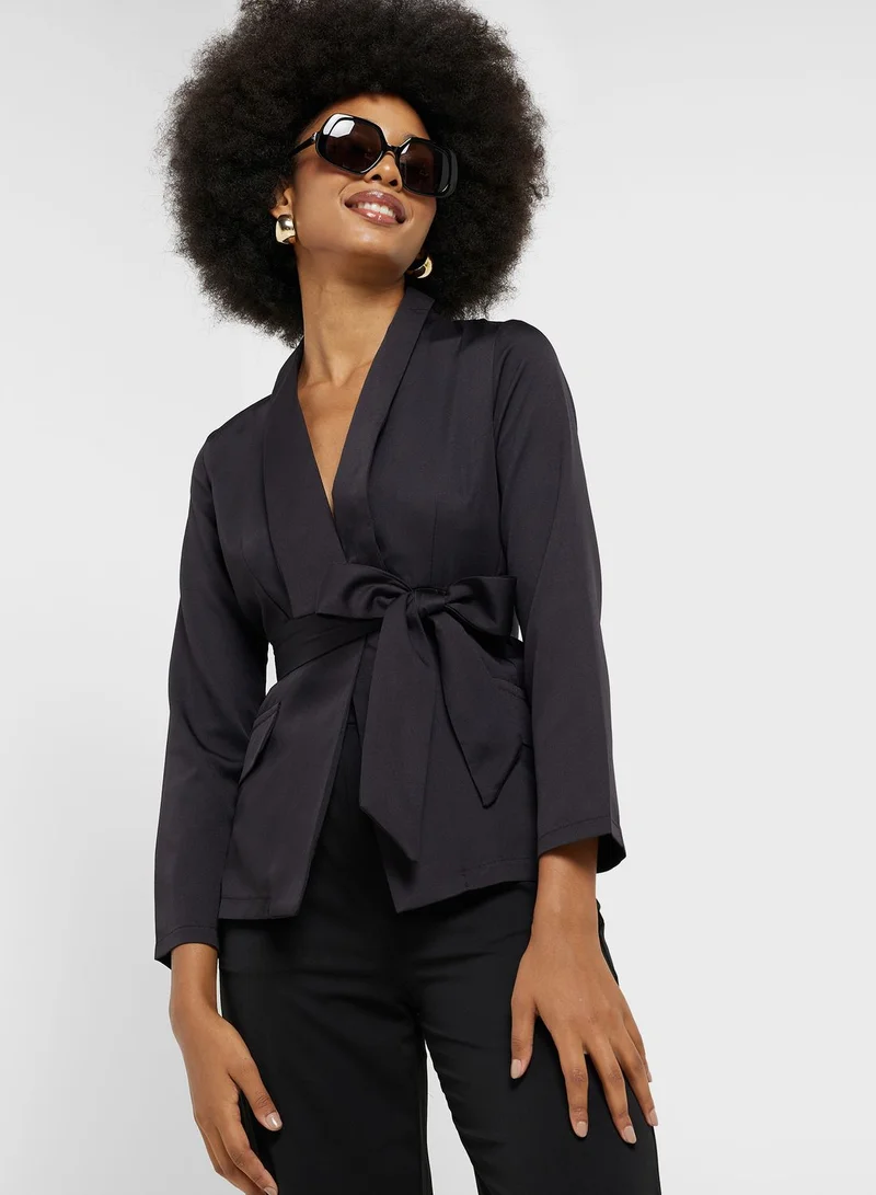 ELLA Belted Blazer