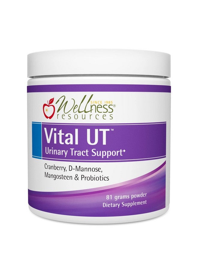 Wellness Resources مكمل فيتال يو لصحة المسالك البولية مع التوت البري (36 ملغ باك) دمانوز مانغوستين وبروبيوتيك لاكتوسبور (30 حصة مسحوق) - Image 1
