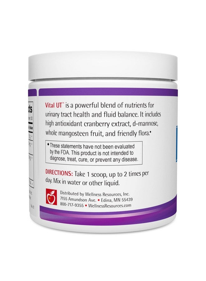 Wellness Resources مكمل فيتال يو لصحة المسالك البولية مع التوت البري (36 ملغ باك) دمانوز مانغوستين وبروبيوتيك لاكتوسبور (30 حصة مسحوق) - Image 3