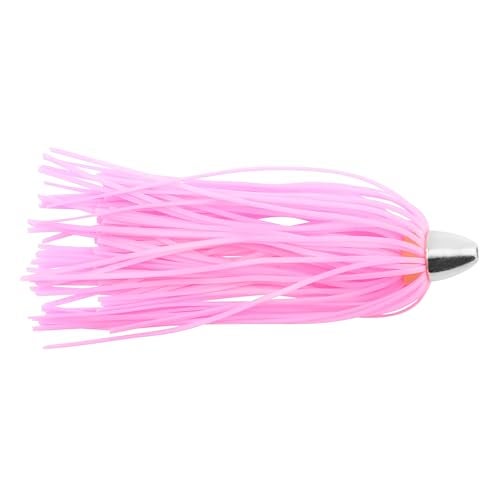 C&H Lures, King Buster Lure, Pink/Glow Skirt, 1/8 oz Head, 2.5 in, 3 pc - Image 2