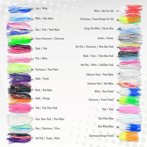 C&H Lures, King Buster Lure, Pink/Glow Skirt, 1/8 oz Head, 2.5 in, 3 pc - Image 5
