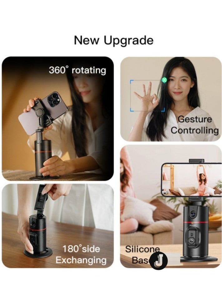 JAJEEK Auto Face Tracking Tripod 360° Removable Design with Remote Controller – Selfie Stick Holder for Vlogging, Live Streaming, TikTok, and Hands-Free Photography - Image 4