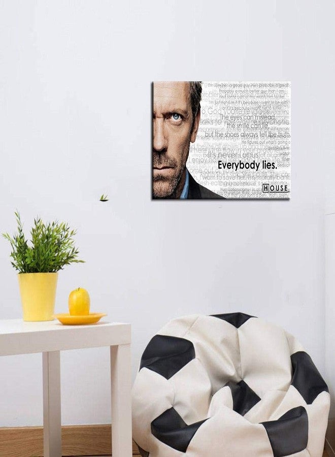 Tallenge -Everybody Lies - House MD - Small Paper Poster (12 x 17 inches, Multicolour) - Image 2
