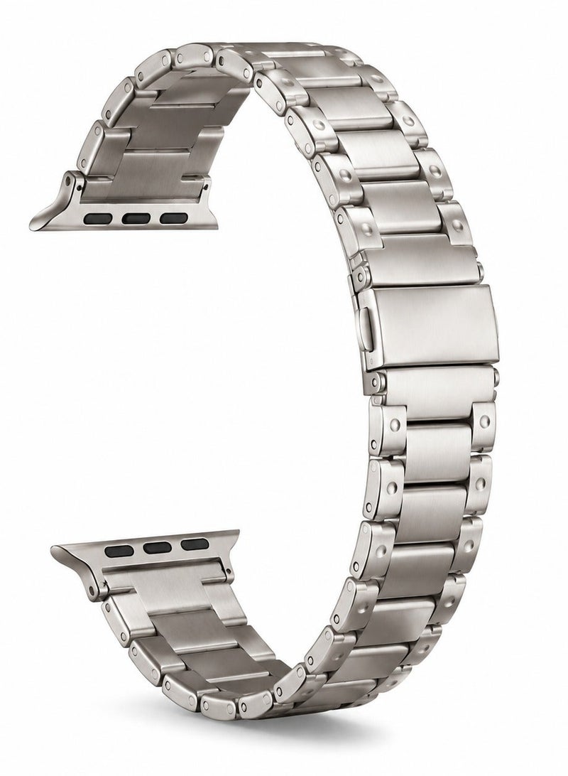 Start Stainless Steel Metal Smartwatch Band Wrist Strap 42mm-49mm - Image 1