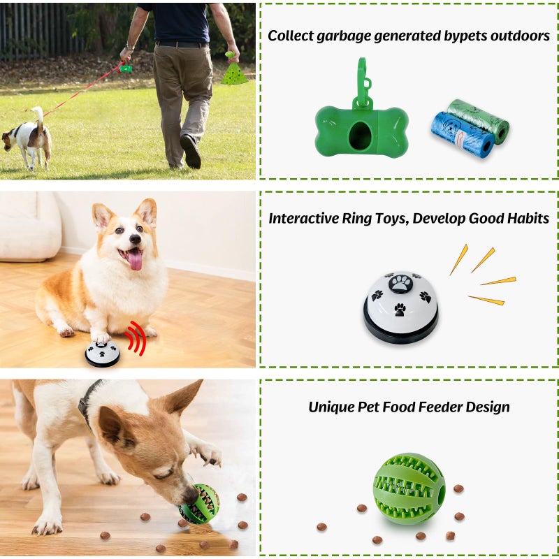 MRSOHRET 20Pcs Puppy Chew Toys for Teething, Dog Chew Toys with Rope Toy, Pet Dog Toothbrush, Treat Balls, Plush Toys and Squeaky Toys for Small Medium Dogs with Basket - Image 5
