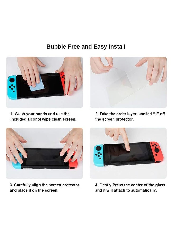 Screen Protector Tempered Glass Premium HD Clear 1 Pcs Switch Anti-Scratch Screen Protector for Nintendo Switch - Image 3