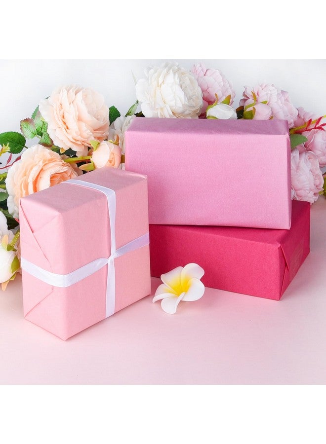 PLULON 90 Sheets Pink Tissue Paper Bulk, Coloured Gift Wrap Tissue Paper Sheets For Packaging Birthday Gift Wrapping Wedding Baby Shower Easter Valentine Day Baby Shower Decorations - Image 4