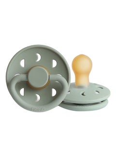 Moon Phase Latex Pacifier, 0-6 Months, Size 1 - Sage