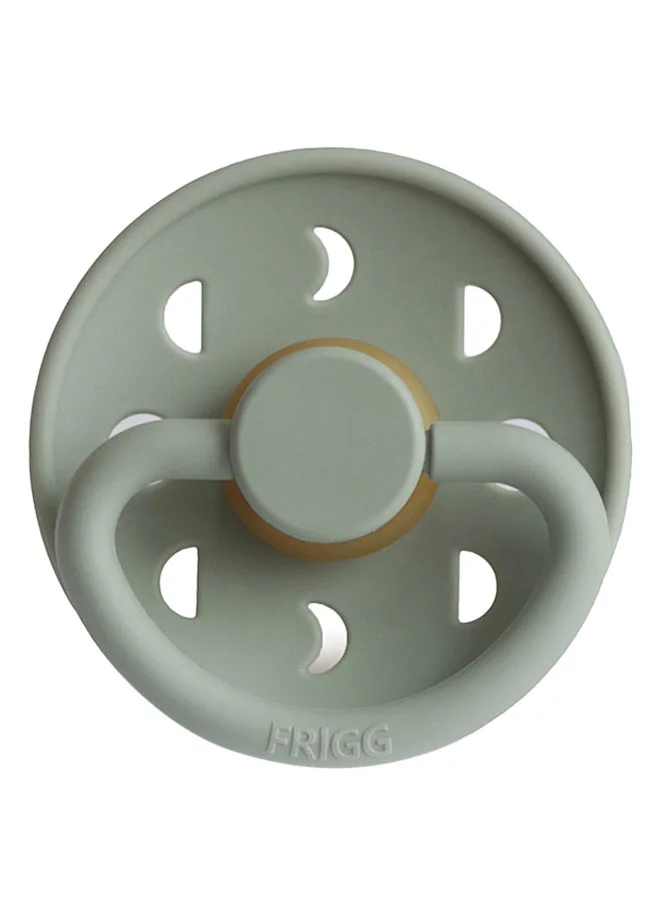 FRIGG Moon Phase Latex Pacifier, 0-6 Months, Size 1 - Sage