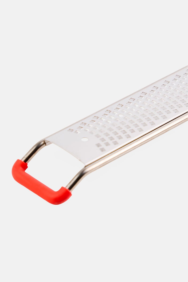 Terraillon Stainless Steel Grater With Silicon Handle, Red - Image 3