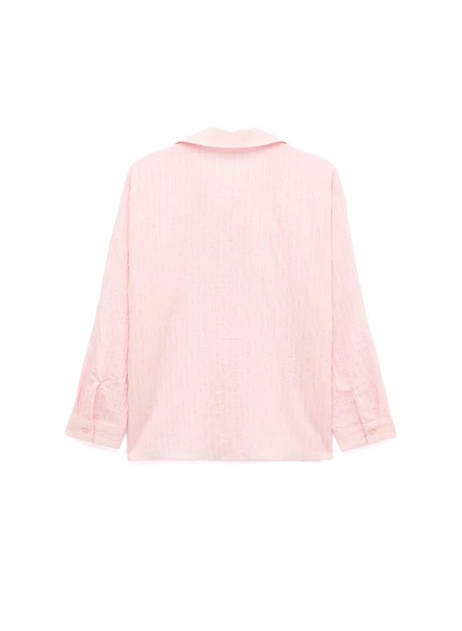 Koton  Striped Oversize Shirt for Women | Best Price UAE