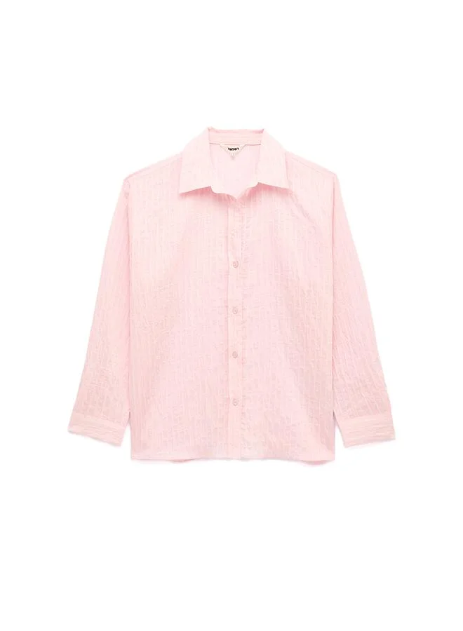 Koton  Striped Oversize Shirt for Women | Best Price UAE