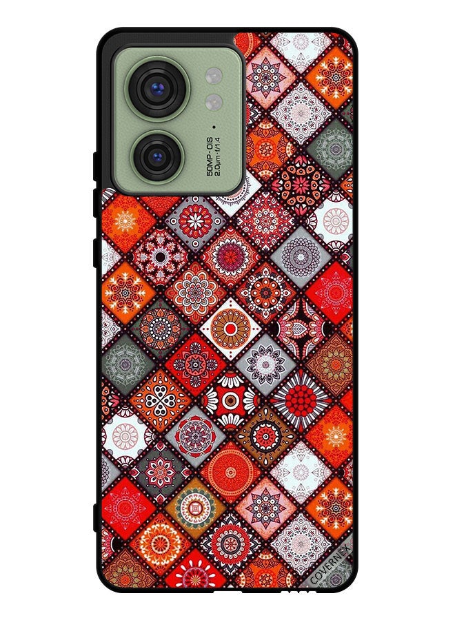 Covernex Protective Case Cover For Motorola Edge 40 Mandala Design Art - Image 1