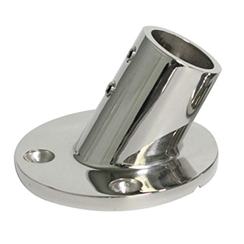NRC&XRC Heavy Dudy 316SS Marine Boat Hand Rail Fittings 60 Degree Round Base for 7/8''Tube - Image 3