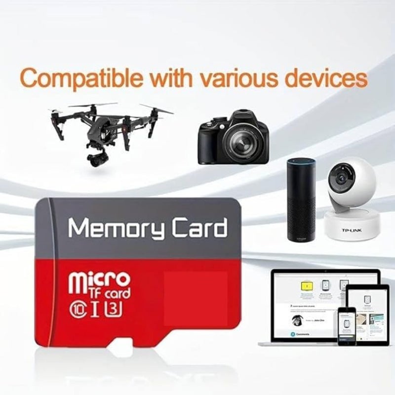 MicroSD Micro SDXC card 512GB High Speed TF Card for Smartphones Drones, Action Cameras, V30, U3, A2, 4K UHD, UHS-I - Image 3