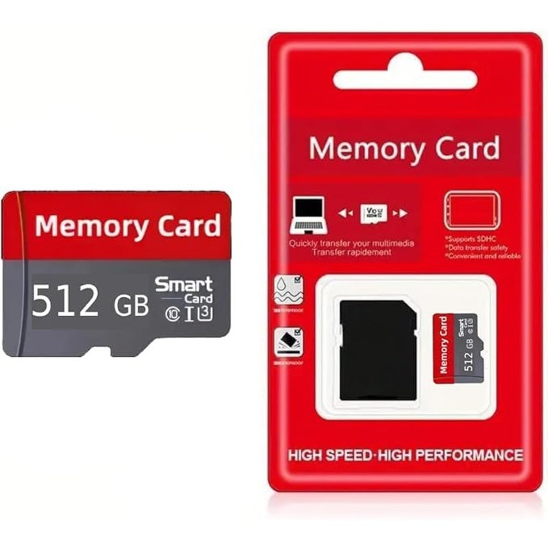 MicroSD Micro SDXC card 512GB High Speed TF Card for Smartphones Drones, Action Cameras, V30, U3, A2, 4K UHD, UHS-I - Image 5