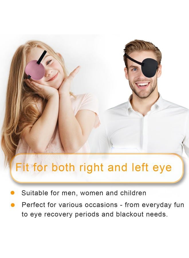 Vandorla 5PCS Eye Patch, Super Soft Eye Patches, Adjustable Medical Eye Patch for Adults and Kids, Amblyopia Lazy Eye Patches for Left or Right Eyes, 5 Colors - Image 5