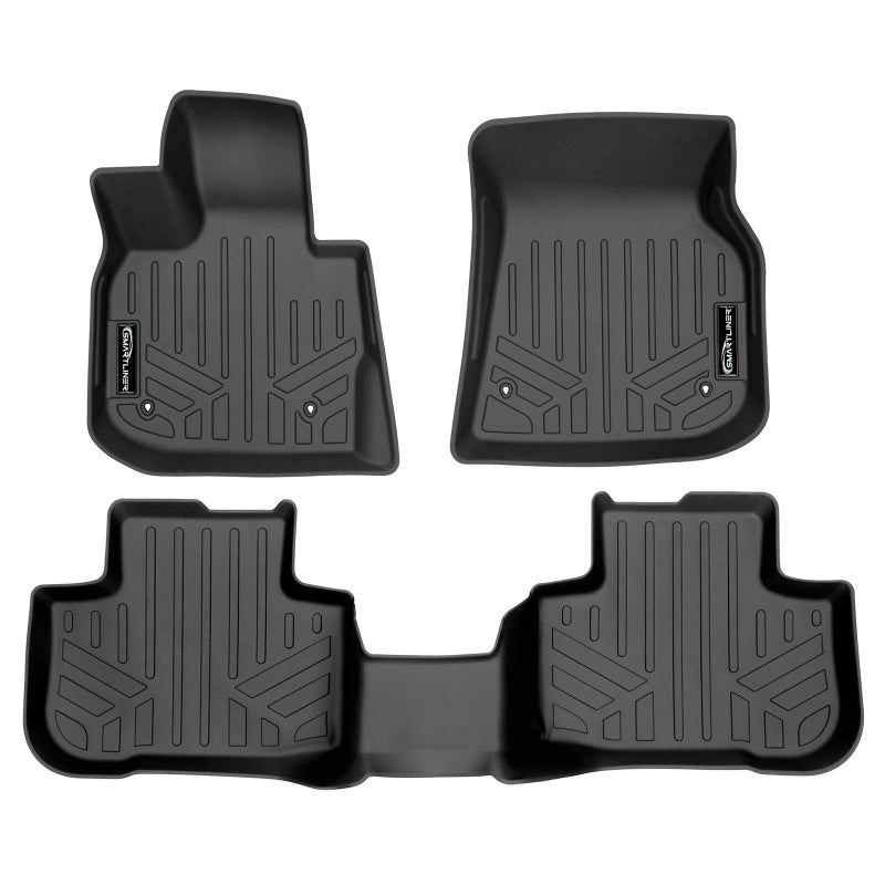 SMARTLINER All Weather Custom Fit Floor Mats 2 Row Liner Set for 20202021 BMW X3 30e