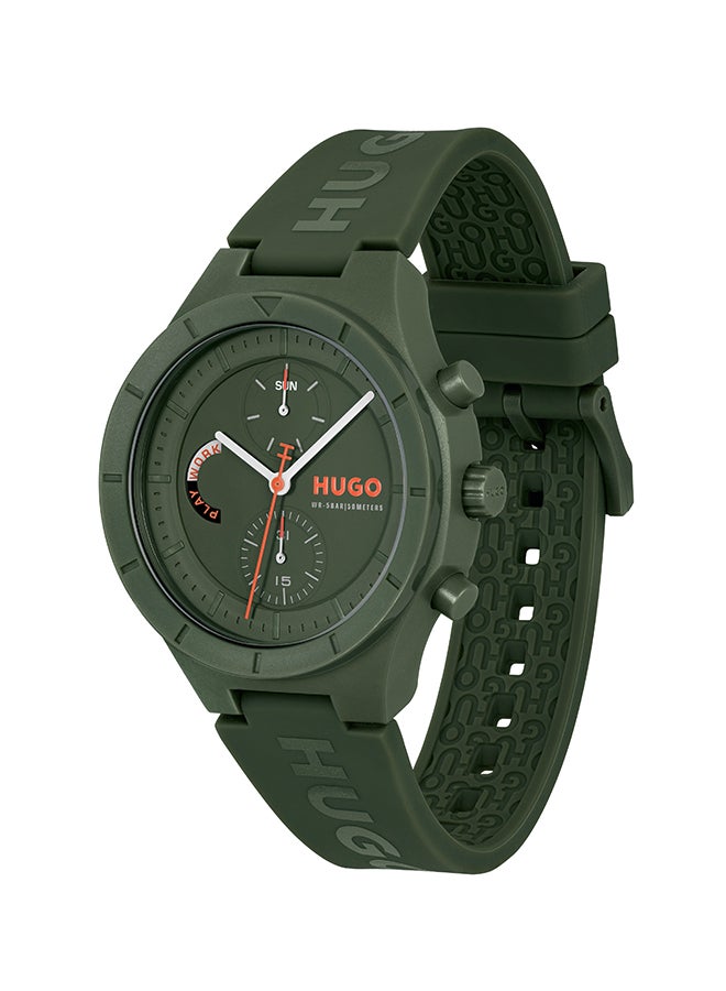 HUGO BOSS HUGO BOSS WATCH ROUND ANALOG MEN'S GREEN CASE WATCH - 1530403 - Image 2