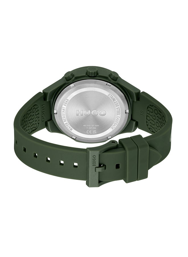 HUGO BOSS HUGO BOSS WATCH ROUND ANALOG MEN'S GREEN CASE WATCH - 1530403 - Image 3