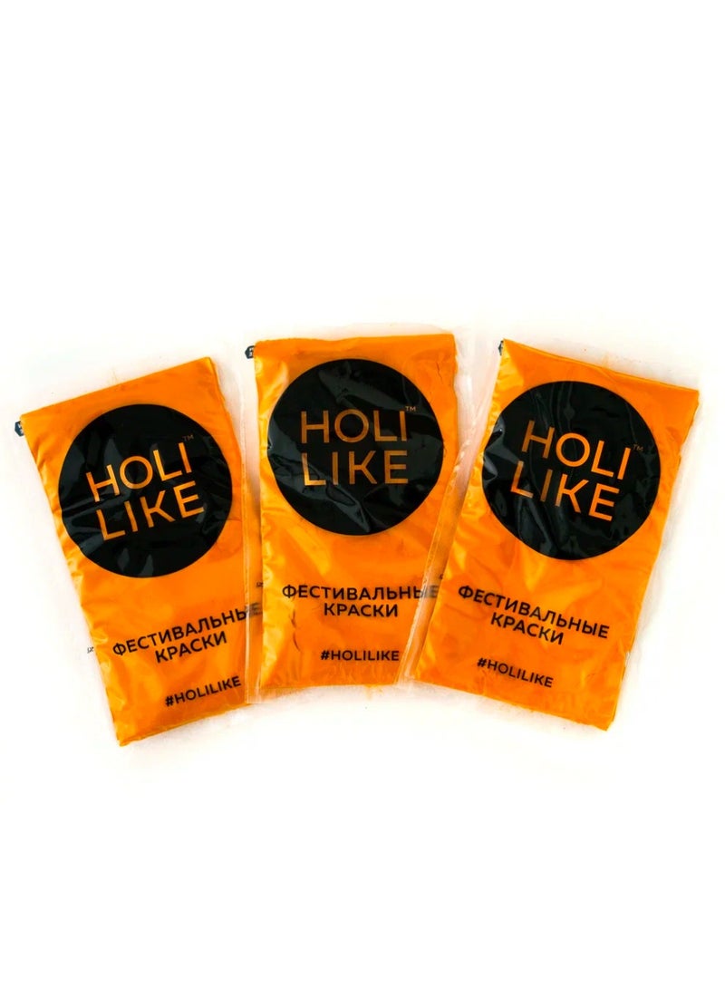 Holi Like Assorted Colored Powder 7 – 100% Natural, Hypoallergenic, Safe for Kids (4+), Non-Staining, Pet-Friendly, Premium Quality Holi Colors - Image 1