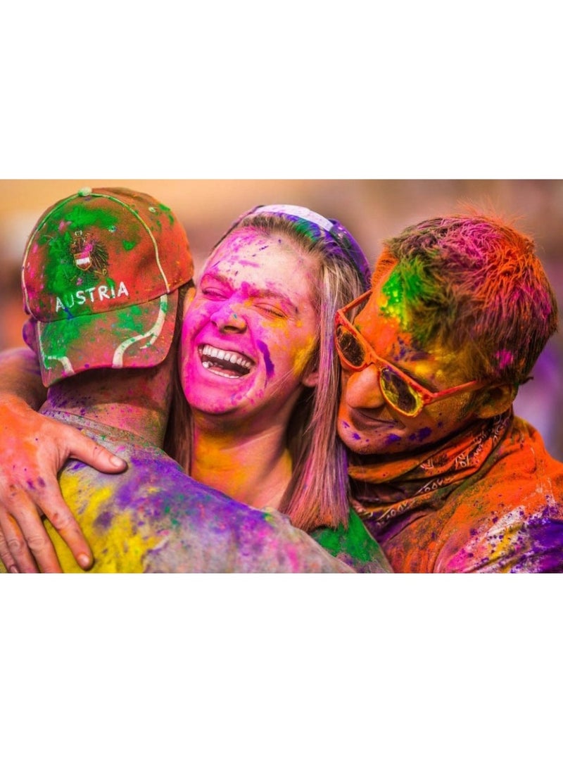 Holi Like Assorted Colored Powder 7 – 100% Natural, Hypoallergenic, Safe for Kids (4+), Non-Staining, Pet-Friendly, Premium Quality Holi Colors - Image 5