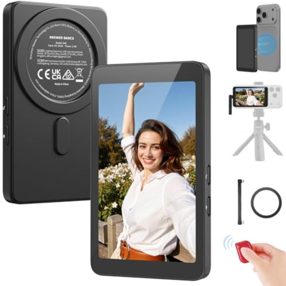 بيسيكس Basics 4 Magnetic Vlog Selfie Monitor Screen 120 FPS 4 inch