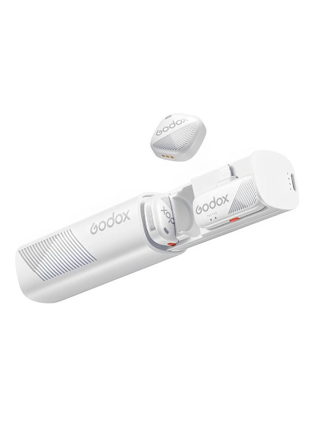 Godox Godox CUBE-SL KIT 2 WHITE (Lightning Plug) 2.4GHz Wireless Microphone System for iOS Devices - Image 2