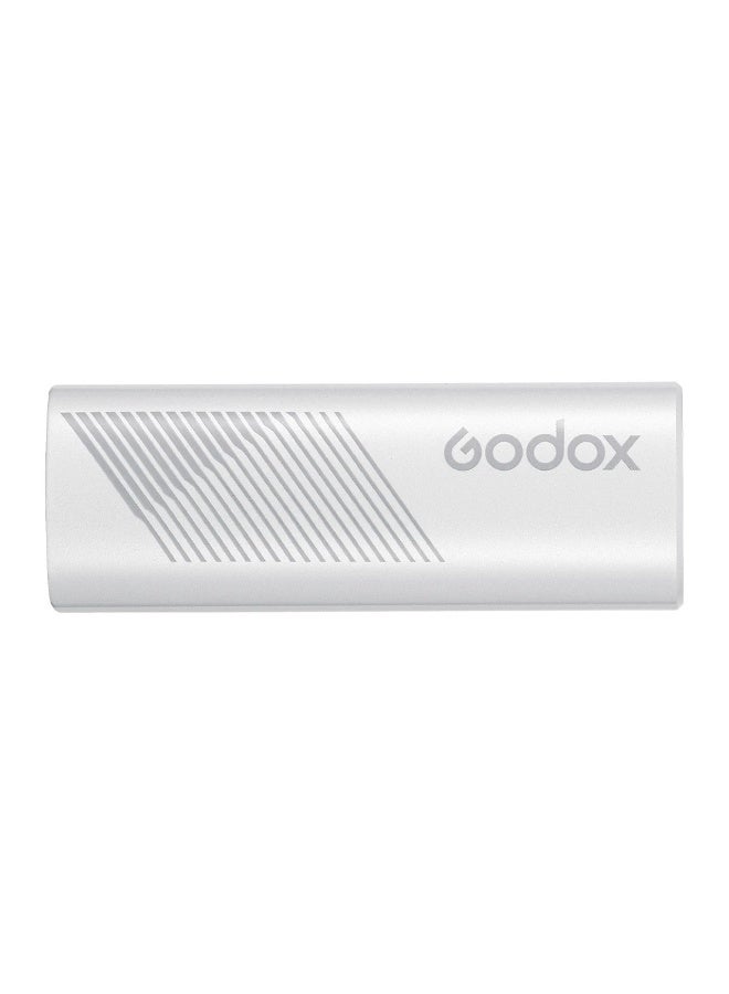 Godox Godox CUBE-SL KIT 2 WHITE (Lightning Plug) 2.4GHz Wireless Microphone System for iOS Devices - Image 4