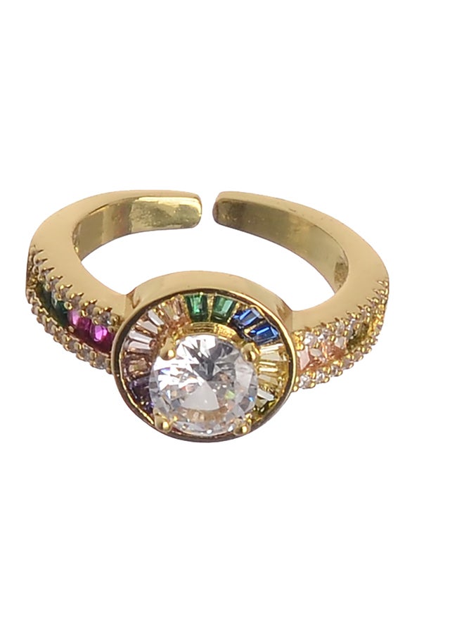 Akher el Ankoud Gold Zircon Ring  - Image 1