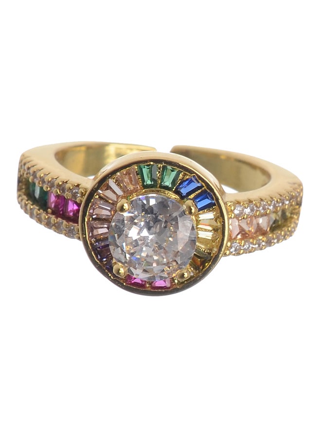 Akher el Ankoud Gold Zircon Ring  - Image 2