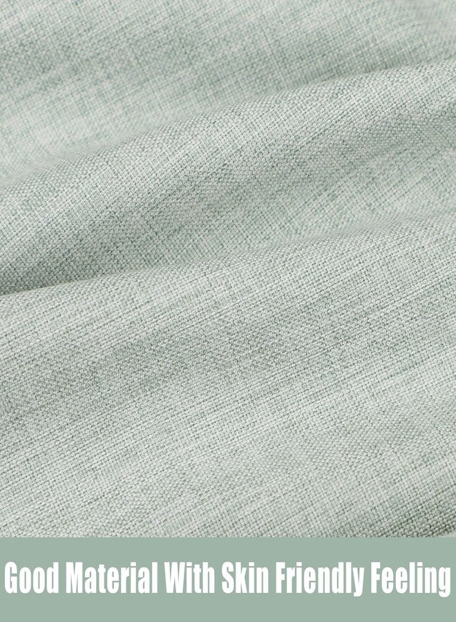 TANOFAR غطاء وسادة الحمل TANOFAR على شكل J (غطاء وسادة فقط)، غطاء بديل ناعم للغاية لوسادة الأمومة، مع سحاب كبير الحجم، يناسب وسادة الحمل بحجم 55/58 بوصة، أخضر - Image 4